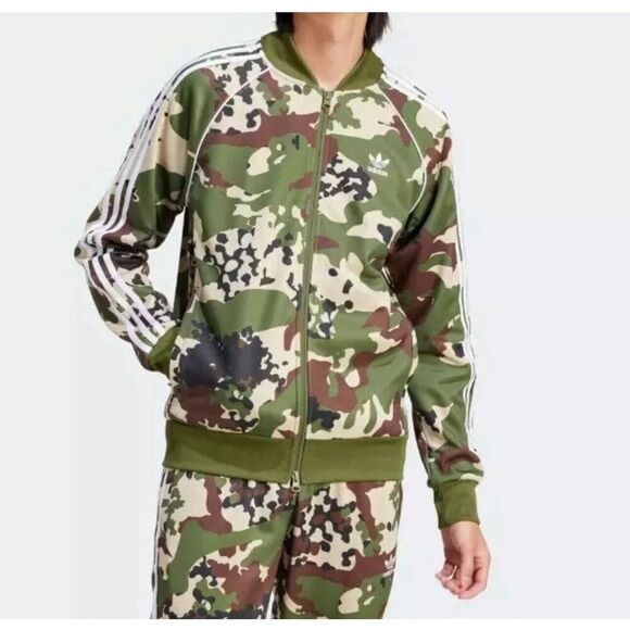 adidas Originals SSTR Track Top Jacket Camo Camouflage IS0253 Men's Size Large - Picture 8 of 8